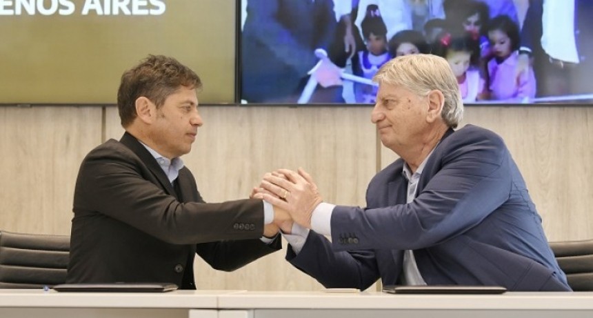 Kicillof y Ziliotto firmaron convenio de cooperación entre las provincias