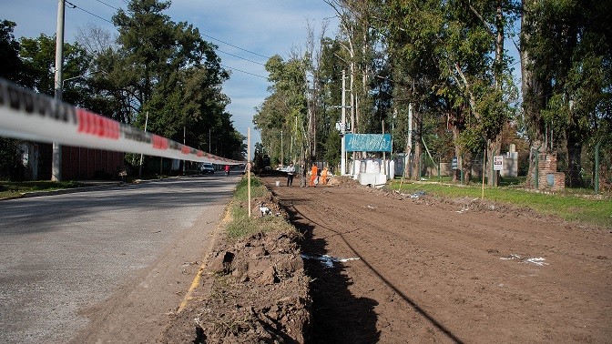Moreno: Avanza la construcción de un nuevo corredor seguro en el distrito 
