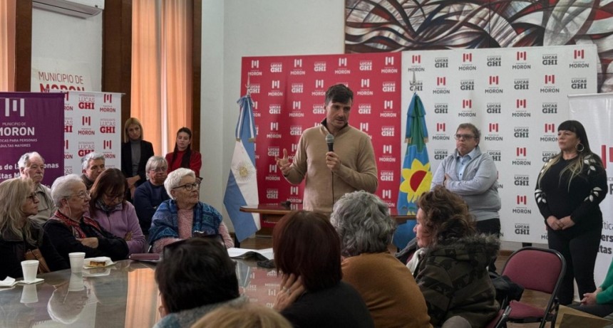 Morón: Ghi encabezó una jornada para visibilizar el maltrato y abuso en la vejez