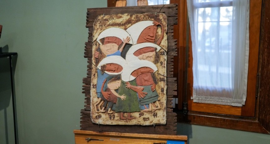 Merlo: Contin&uacute;a la muestra de Arte por la Memoria