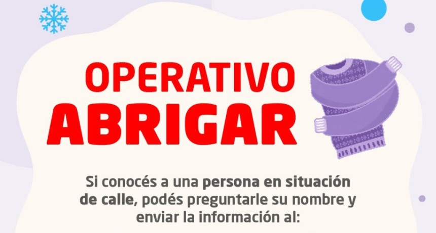 Mor&oacute;n: El Municipio pone en marcha un dispositivo para asistir a personas en situaci&oacute;n de calle