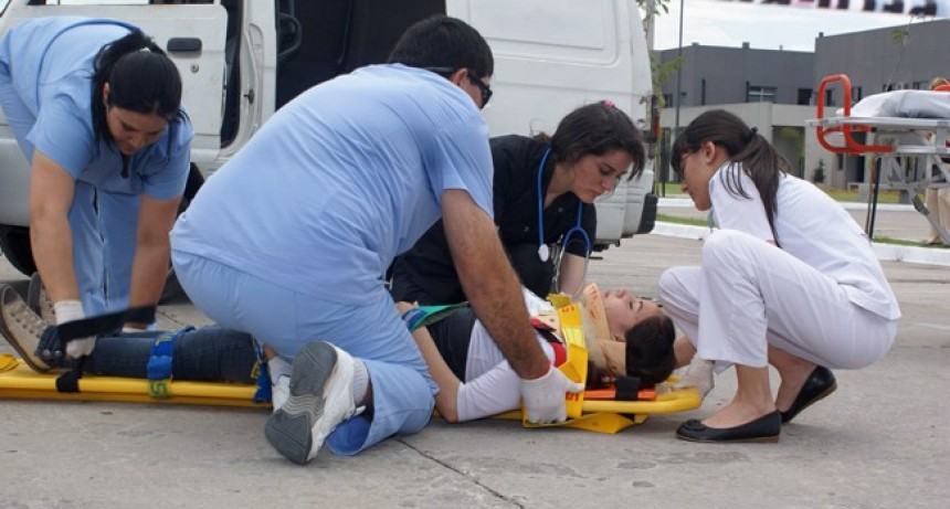 Lezama: El Municipio y la Agencia de Seguridad Vial compartieron una jornada de asistencia en emergencias 