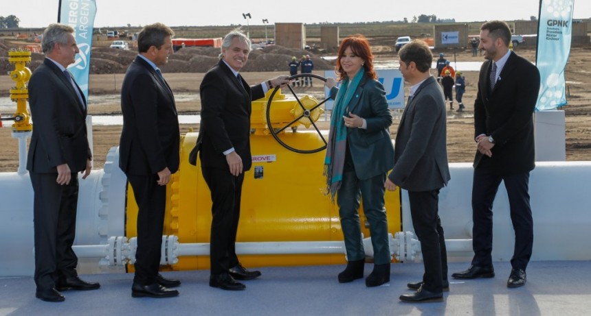 Alberto Fernández en la inauguración del GPNK: “Un 9 de julio estamos empezando a declarar la independencia energética de la Argentina”