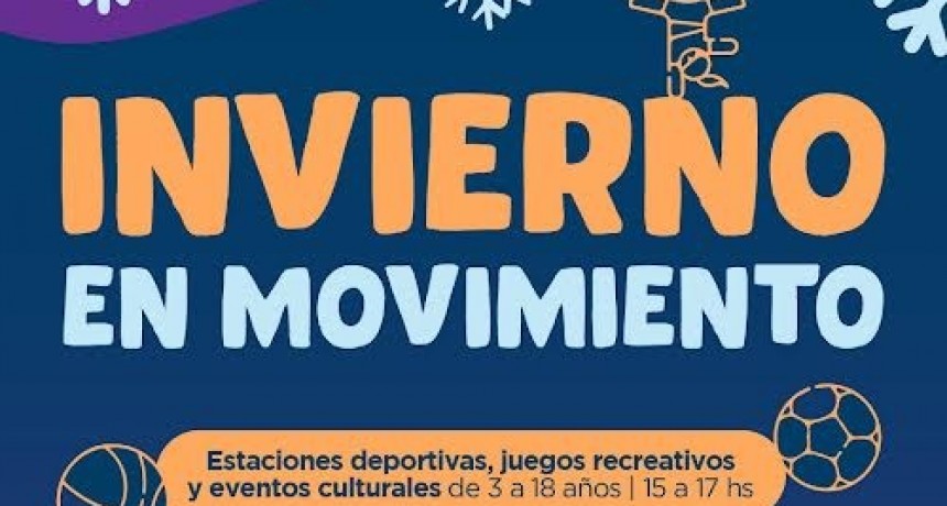 Campana: “Invierno en Movimiento” ya tiene cronograma listo para las vacaciones
