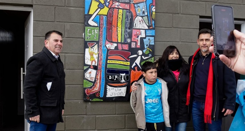 Azul: Se inauguró la primera etapa de la obra del Centro de Educación Física N° 35 