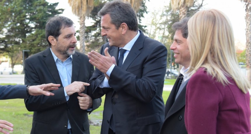 Massa y Kicillof apoyaron la candidatura de Fernando Moreira en San Martín