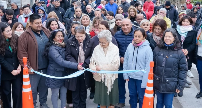 Pte. Perón: Cantero inauguró el primer tramo de la pavimentación de la calle Mansilla  