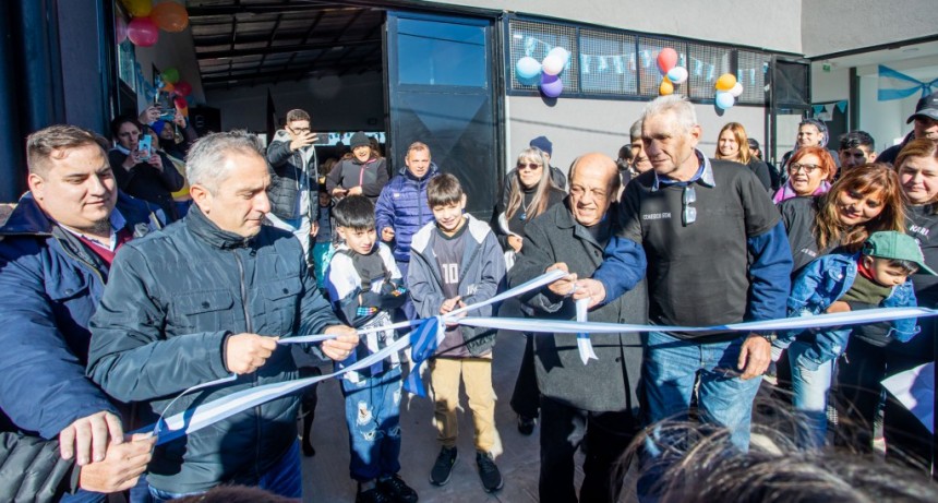 Berazategui: Mussi y Larroque inauguraron un Espacio Comunitario en Kennedy Norte 