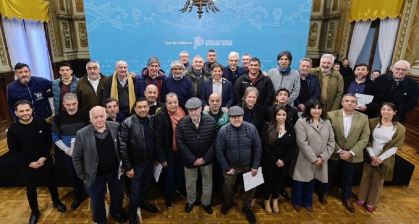 Kicillof y Correa se reunieron con referentes sindicales industriales