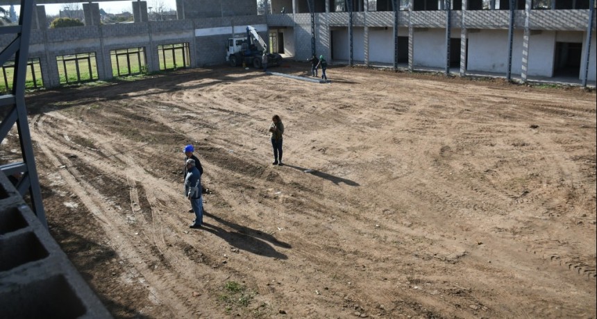 Chivilcoy: Avanza la obra en el Polideportivo Municipal