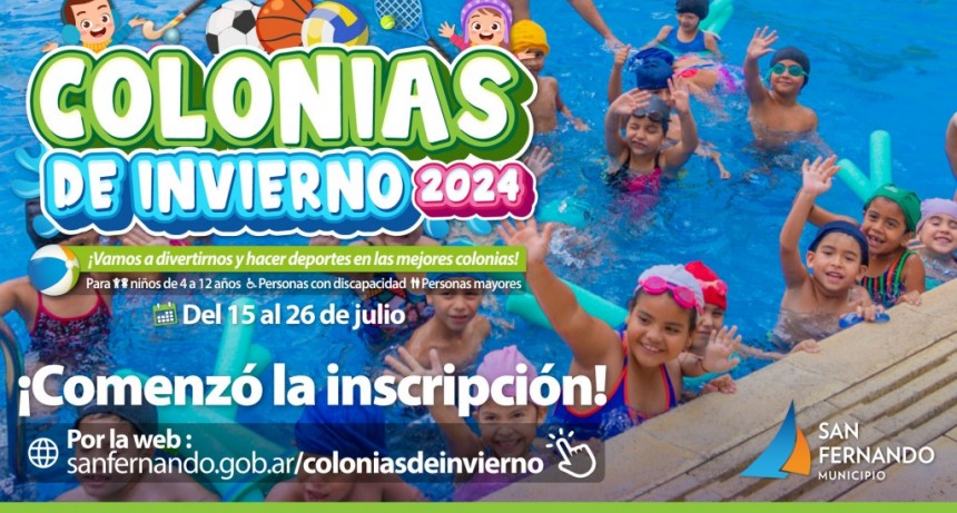 San Fernando: Inició la inscripción para sus Colonias de Invierno 2024