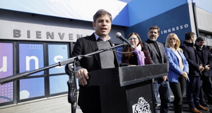 Kicillof inauguró nueva infraestructura urbana, educativa y sanitaria en San Vicente