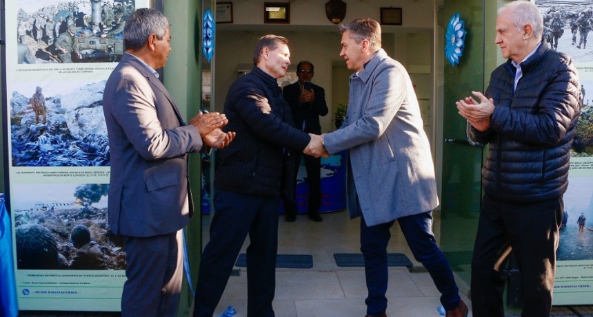 Leandro Zdero acompañó la reapertura del Museo “Malvinas Chaco” 