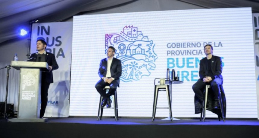 Kicillof encabezó la apertura de la Expo IndustrializAR en Pilar