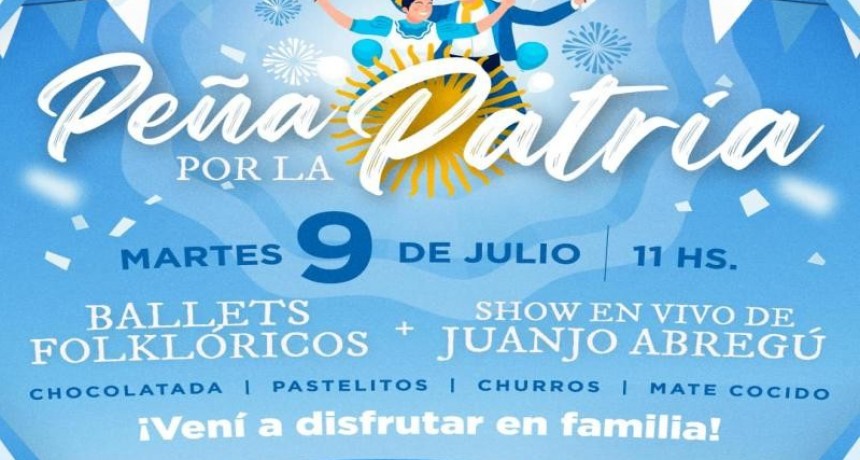 Lomas de Zamora: El Municipio celebra el 9 de Julio con la “Peña por la Patria” en la Plaza Grigera