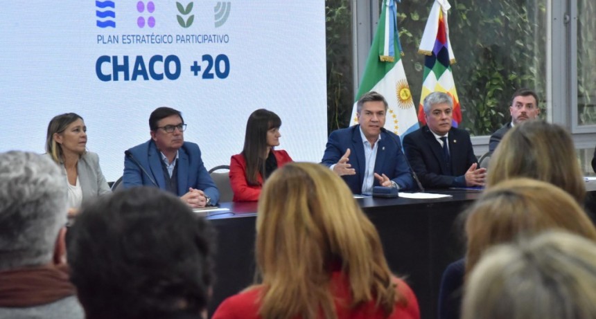 Zdero presentó el “Plan Estrategico Participativo Chaco +20” 