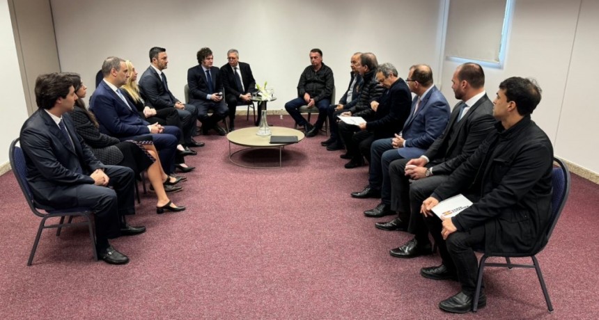 Milei mantuvo reuniones con gobernadores y empresarios en Brasil