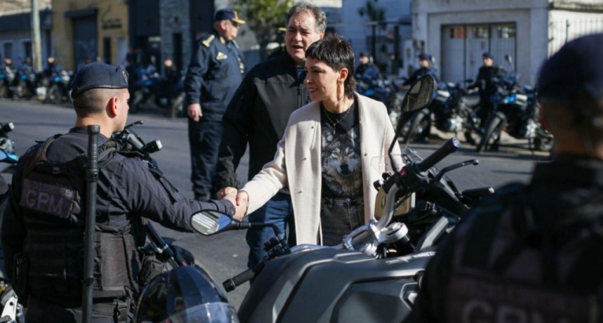 Quilmes: Mendoza y Alonso inauguraron la nueva base del Grupo de Prevención Motorizada del distrito 