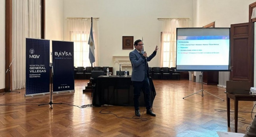 Gral. Villegas: Fernando Marull disertó sobre desafíos macroeconómicos en la Municipalidad