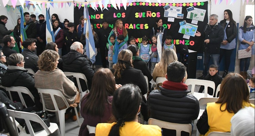Chivilcoy: Britos participó de la inauguración de nuevas instalaciones en el Jardín de Infantes N° 918