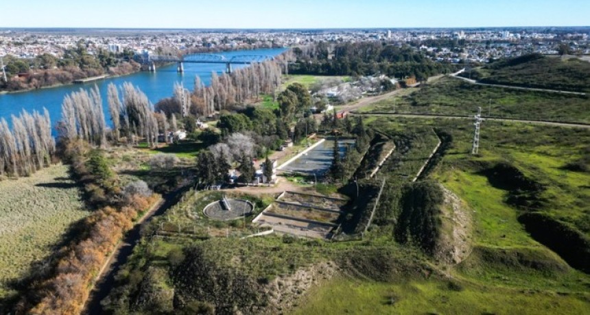 La Provincia reactiv&oacute; las obras de la Planta de L&iacute;quidos Cloacales de Patagones