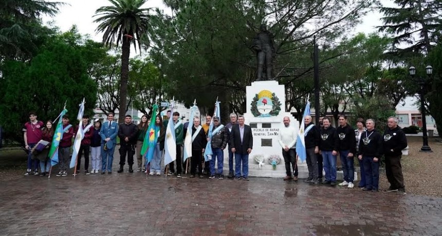 Baradero: Se llevó adelante el acto oficial en conmemoración del Gral. José de San Martín  