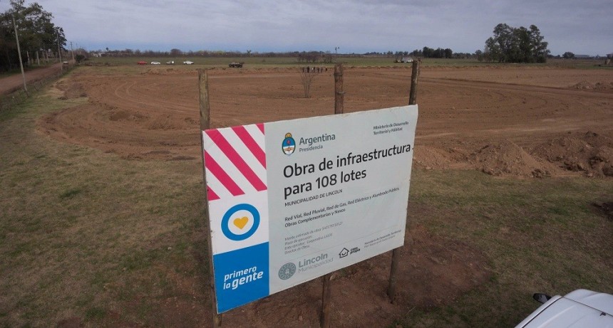 Lincoln: El Municipio trabaja en el loteo de los terrenos destinados al programa Pro.Cre.Ar 