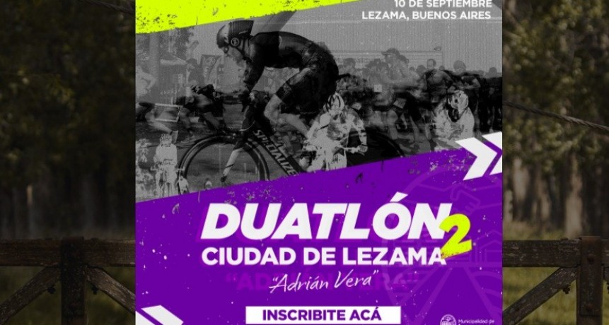 Lezama: Se viene el Duatlón de la Ciudad y el Paseo del Pastelito Lezamense