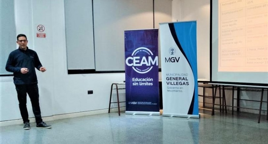 Gral. Villegas: Se realizó la charla sobre crisis hipertensiva en emergencias