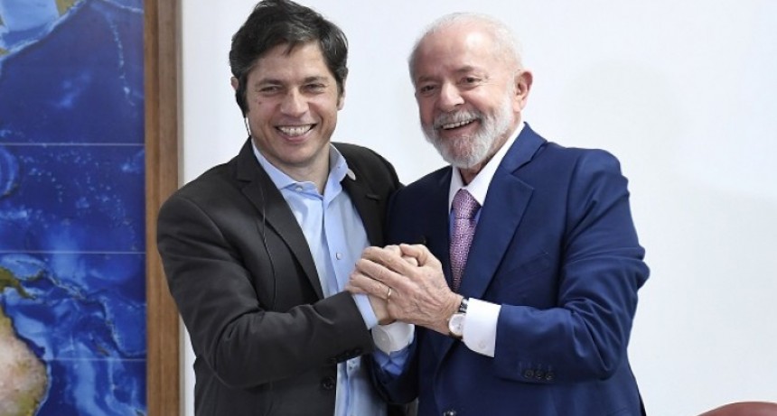 Kicillof se reunió con el presidente Lula da Silva