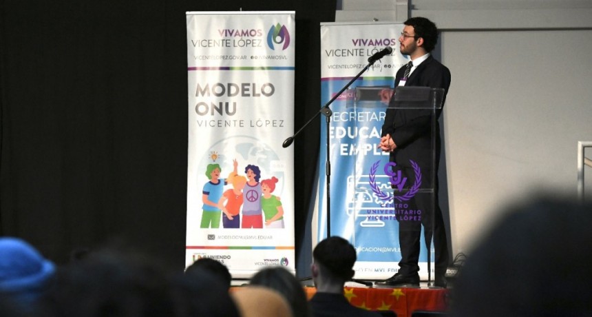 Vicente López: Comenzó el Modelo ONU con la participación de 13 escuelas