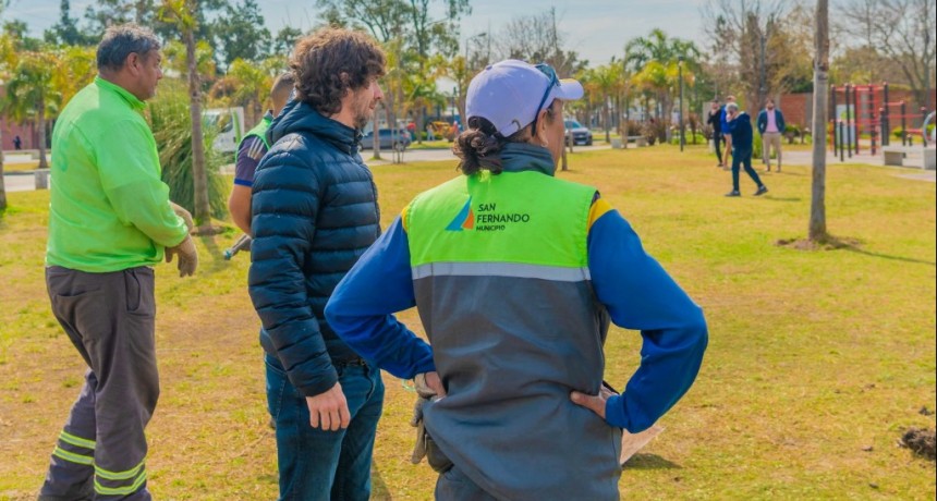San Fernando: Juan Andreotti acompañó nuevos trabajos de forestación en el Día del Árbol 