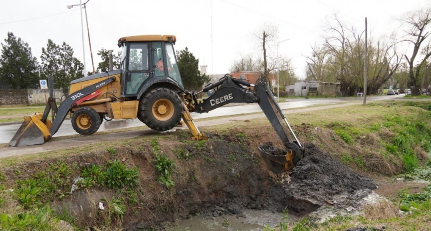 Zárate: Continúan acciones de limpieza preventiva ante posibles tormentas