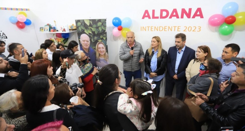 Merlo: Grindetti y Ritondo inauguraron el nuevo local de Juntos en el distrito  