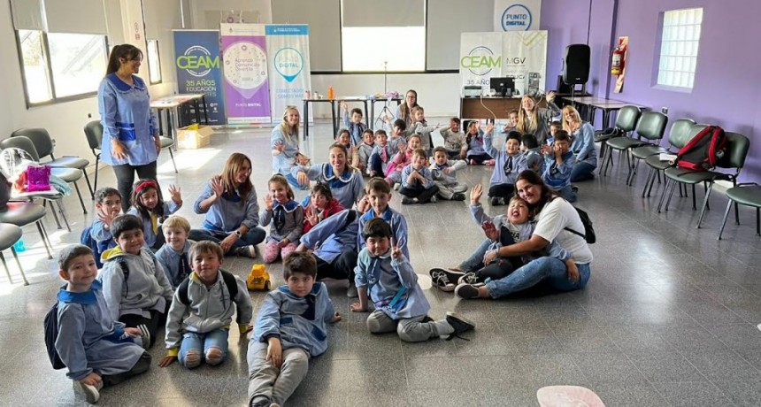 Gral. Villegas: El Jardín de Infantes N°913 visitó el Punto Digital del distrito