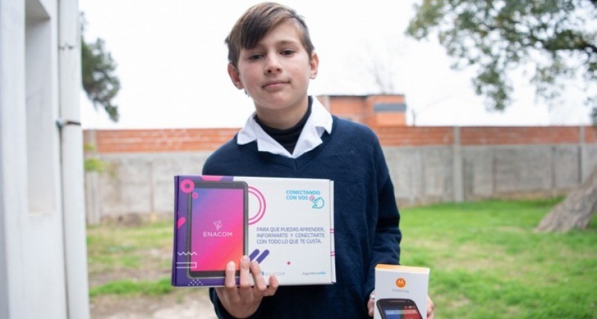 Este viernes ENACOM entregará tablets gratis a beneficiarios de distritos de la IV Sección