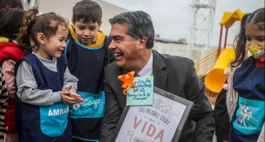 Chaco: Jorge Capitanich inauguró un nuevo Jardín de Infantes en Resistencia 