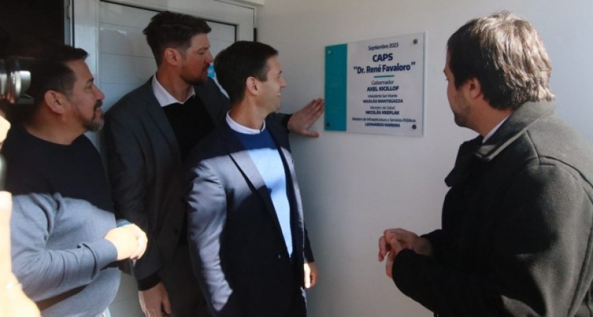 Kreplak y Mantegazza inauguraron dos nuevos CAPS en San Vicente 