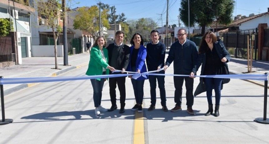 Kicillof y Nardini inauguraron obras de repavimentación en Malvinas Argentinas 