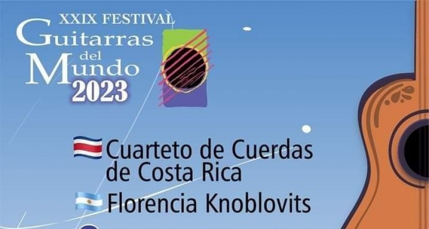 Baradero: Se realizará una nueva edición del Festival de Guitarras del Mundo 