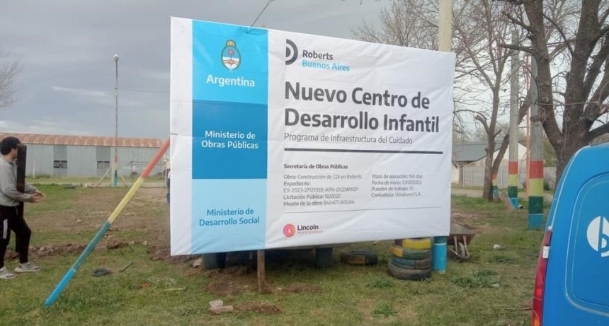 Lincoln: Iniciaron los trabajos preliminares para la construcción del Centro de Desarrollo Infantil  