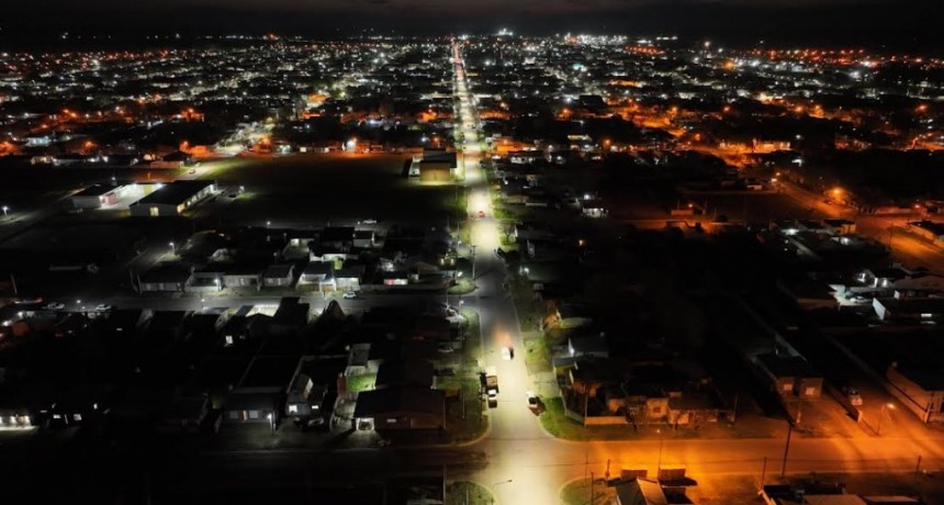 Rivadavia: El Municipio comenzó recambio de luminaria por tecnología LED