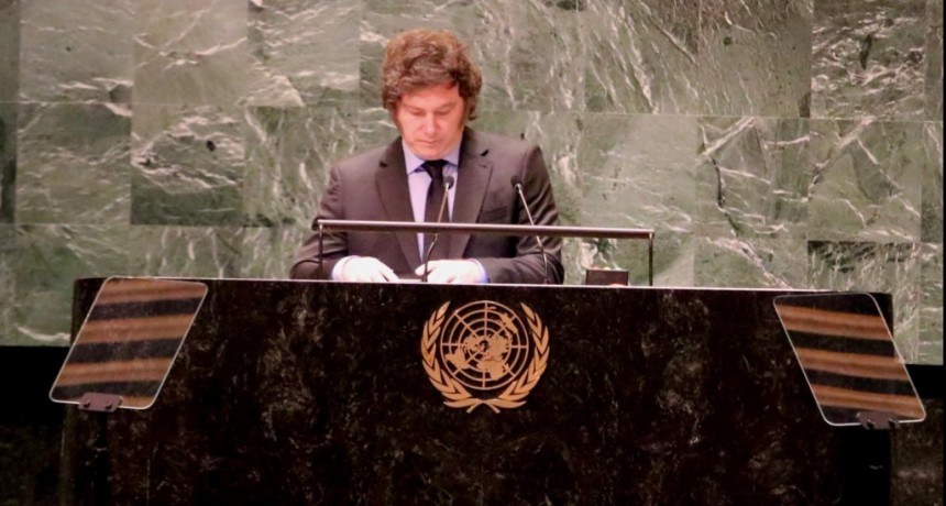 Javier Milei en la Asamblea de Naciones Unidas: “Argentina va a abandonar la posición de neutralidad y va a estar a la vanguardia en defensa de la libertad”