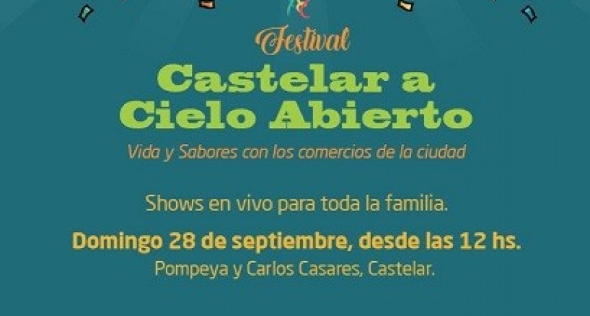 Morón: Llega Castelar a Cielo Abierto para celebrar la primavera