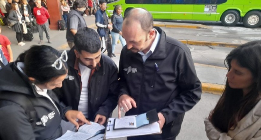 El Ministerio de Trabajo detectó 124 infracciones durante control de transporte de pasajeros