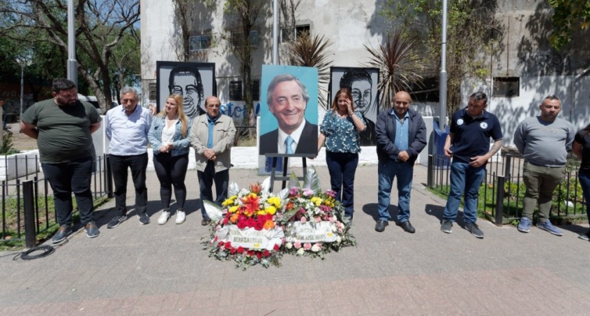 Berazategui: Mussi encabezó el homenaje a Néstor Kirchner 