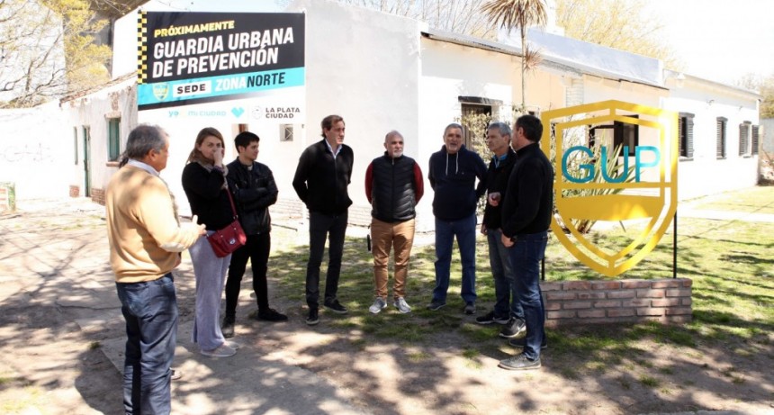 La Plata: Con una nueva base de la GUP, el Municipio avanza en la prevención del delito en zona norte