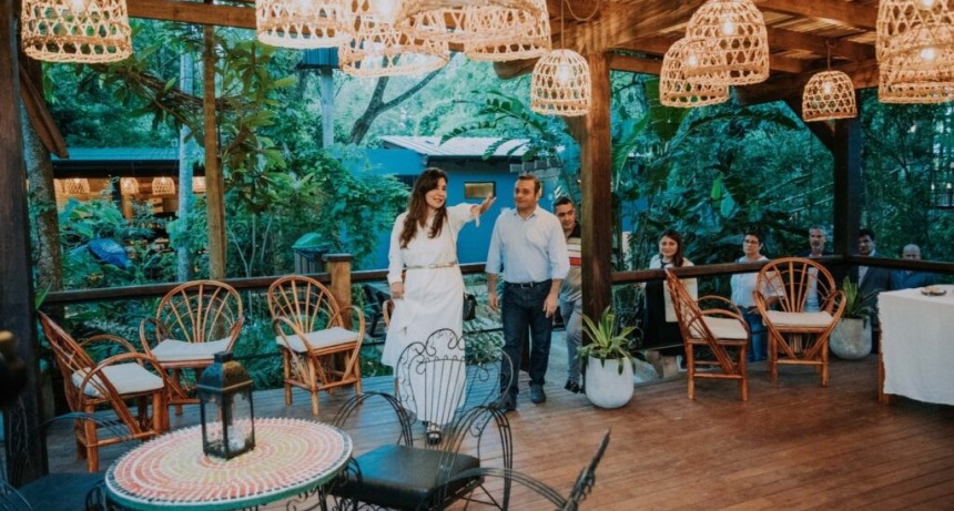 Misiones: Herrera Ahuad visitó Puerto Iguazú y recorrió un paseo gastronómico 