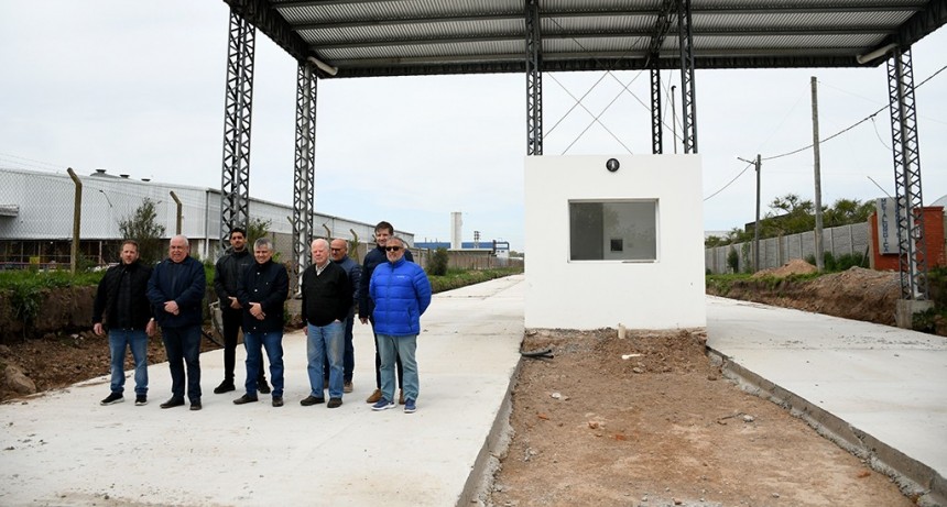 Chivilcoy: Britos recorrió el Parque Industrial del distrito  