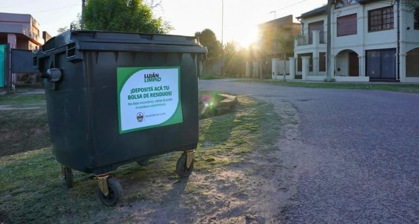 Luján: El Municipio instaló 140 contenedores en Pueblo Nuevo